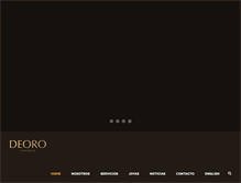 Tablet Screenshot of deoro.com.co